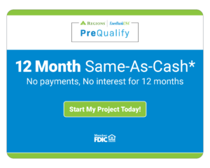 12 Months Same as Cash Financing